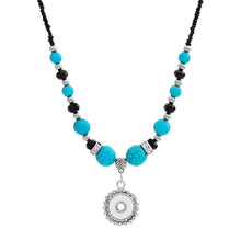 Beads Snap Necklace 55cm Women Pendant Fit DIY 12mm or 18-20MM Snap Button Charm