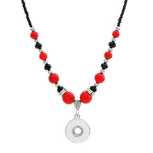 Beads Snap Necklace 55cm Women Pendant Fit DIY 12mm or 18-20MM Snap Button Charm