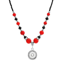 Beads Snap Necklace 55cm Women Pendant Fit DIY 12mm or 18-20MM Snap Button Charm