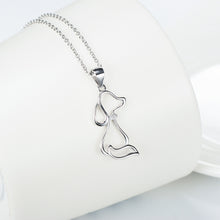 Puppy Pendant 925 Silver Necklace