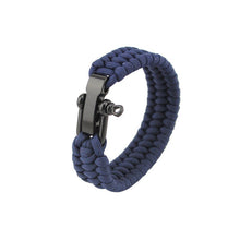 Umbrella rope braided steel buckle adjustable survival Outdoor rescue bracelet