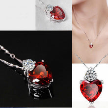 Jewelry red peach Earring Necklace Set jewelry set Taobao supply bead chain