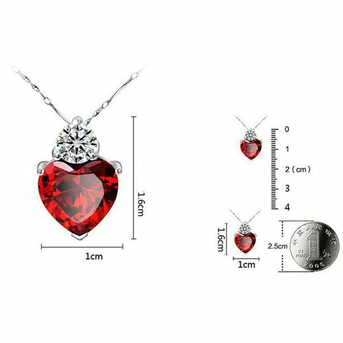 Body Colorz Pendant Necklace Classic Heart Chain  Jewelry Pendant Collares