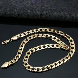 Cuban Link Goldtone Chain Rapper Necklaces Street Fashion  Long Chain  Jewelry