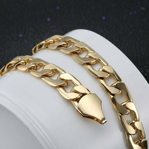 Cuban Link Goldtone Chain Rapper Necklaces Street Fashion  Long Chain  Jewelry