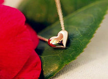Goldtone Heart Necklace Bib Statement Chain Pendant  Body Colorz