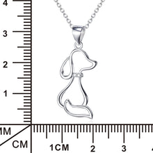 Puppy Pendant 925 Silver Necklace