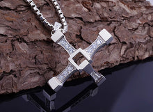 CZ Cross Necklace Fast and Furious Pendant includes 24"chain