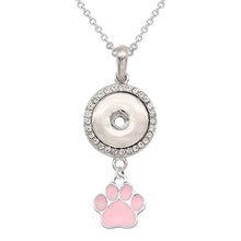 Rabbit Apple Dog Christmas Mermaid Girls 18mm Snap Button Jewelry Necklace &amp; Pendants Diy My928 - Necklace